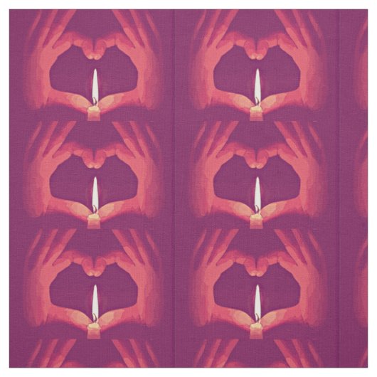 Love Flames Stof (Swatch)