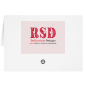 Love Flames-Wenskaart (Achterkant Horizontaal)