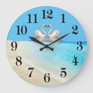 Love Flamingo Grote Klok