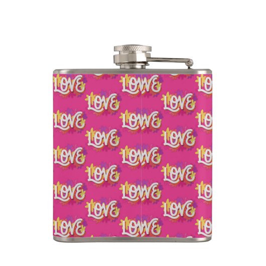 LOVE Flask Heupfles (Achterkant)