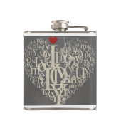 Love Flask Heupfles (Achterkant)