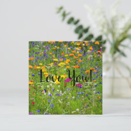 Love Flat Wenskaart Kaart