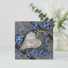 Love Flat Wenskaart Kaart