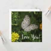 Love Flat Wenskaart Kaart (Voorkant / Achterkant in situ)