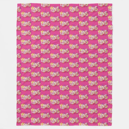 LOVE Fleece Blanket (Voorkant)