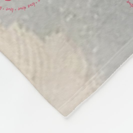 Love Fleece Blanket (Hoek)