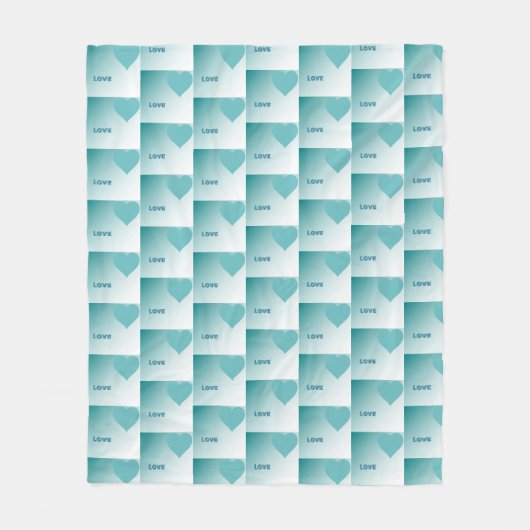 Love. Fleece Deken (Voorkant)
