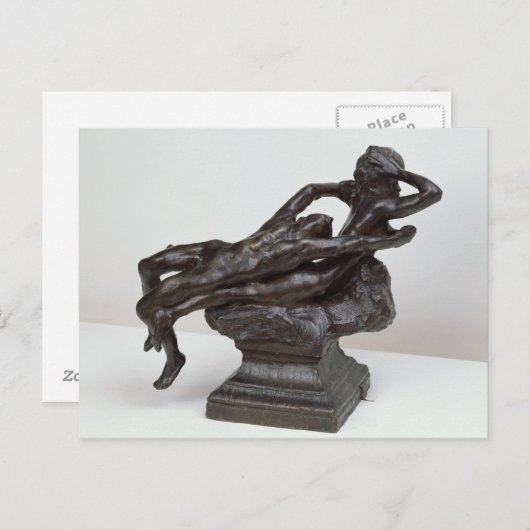 Love Fleeing, 1881 Briefkaart (Voorkant / Achterkant)