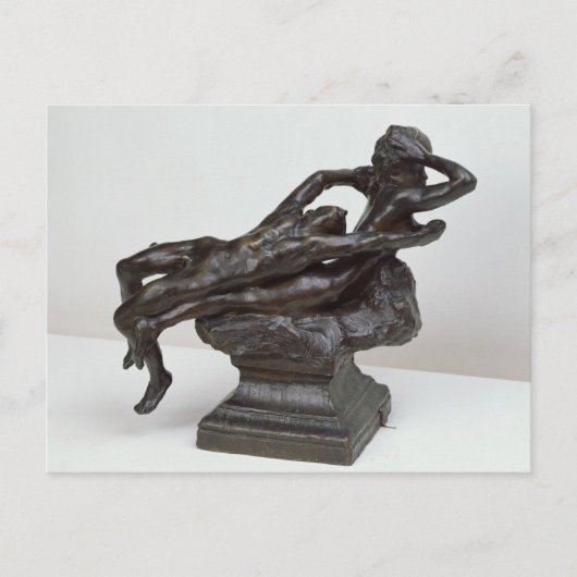 Love Fleeing, 1881 Briefkaart (Voorkant)