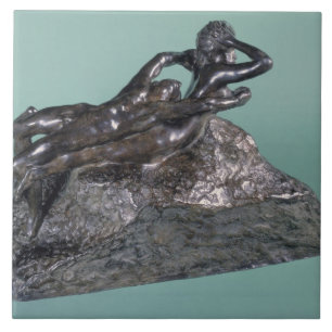 Love Fleeing, 1883-84 (bronze) Tegeltje