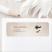 LOVE Flight Adreslabel Etiket (Insitu)