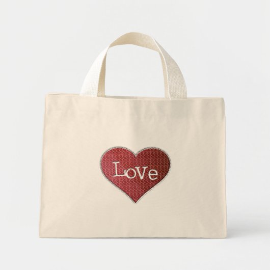 Love Floral Bag Mini Tote Bag (Voorkant)