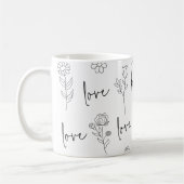 Love Floral Koffiemok (Links)