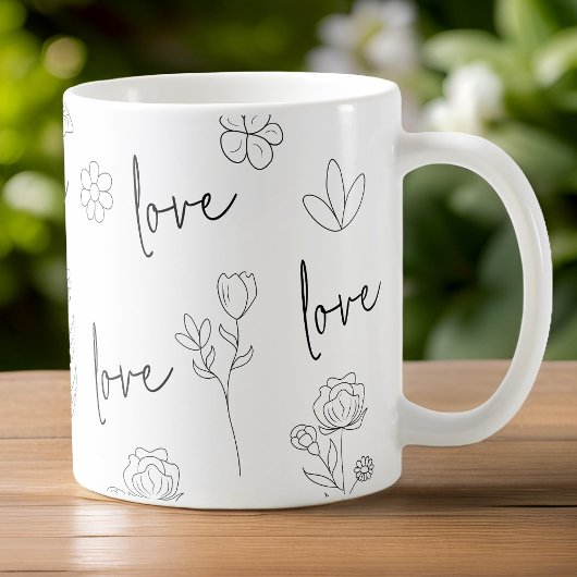 Love Floral Koffiemok