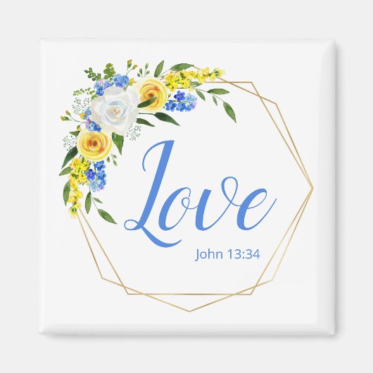 Love Floral Magneet (Voorkant)