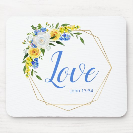 Love Floral Muismat (Voorkant)