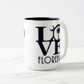 LOVE Florence SC 15oz Coffee-Mok Tweekleurige Koffiemok (Voorkant rechts)