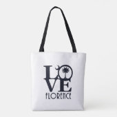 LOVE Florence South Carolina Tote Bag (Achterkant)