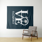LOVE Florence, South Carolina Wandkleed (In Situ (horizontaal))