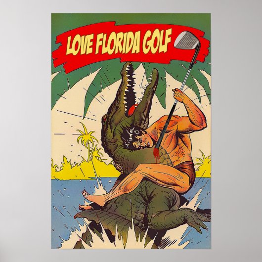 Love Florida Golf Poster (Voorkant)
