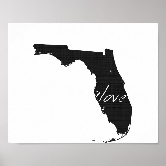 Love Florida Wall Poster (Voorkant)