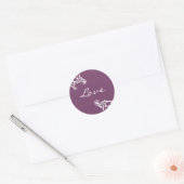 Love Flourish Envelope Sticker Seal (Envelop)