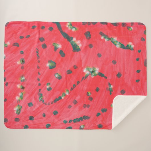 Love Flow Sherpa Blanket Deken (Voorkant (horizontaal))