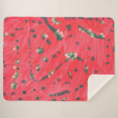 Love Flow Sherpa Blanket Sherpa Deken (Voorkant (horizontaal))