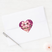 Love Flower Heart Sticker (Envelop)