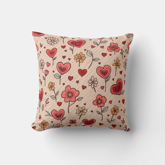 love flower kussen (Voorkant)