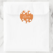 Love Flower Power Envelope Sticker Seal (Tas)