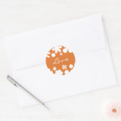 Love Flower Power Envelope Sticker Seal (Envelop)