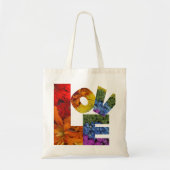 Love Flowers Canvas tas (Voorkant)