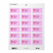 Love Flowers Etiket (Full Sheet)