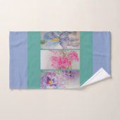 Love Flowers Mint Bathroom Bath Towel Set Bad Handdoek (Handdoek)