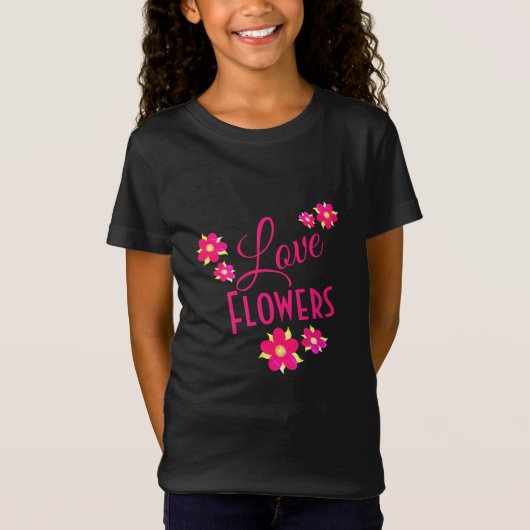 Love Flowers T-shirt (Voorkant)