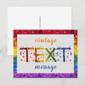 Love Flowers Tekstbericht Briefkaart (Voorkant / Achterkant)