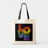 LOVE Flowers Tote Bag (Achterkant)