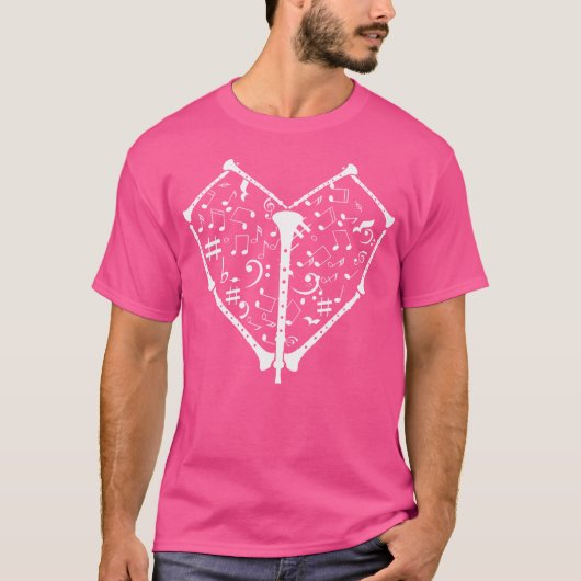 Love Flute T-shirt (Voorkant)
