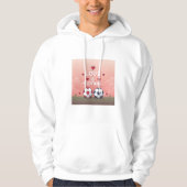 Love & Football - Arte Pixelado Hoodie (Voorkant)