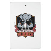 love football mini klembord (Achterkant)