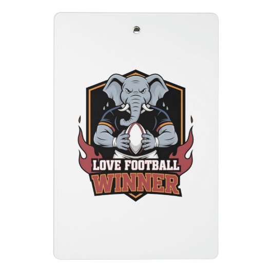 love football  mini klembord (Achterkant)