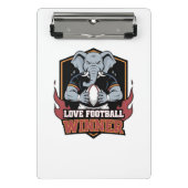 love football  mini klembord (Voorkant)
