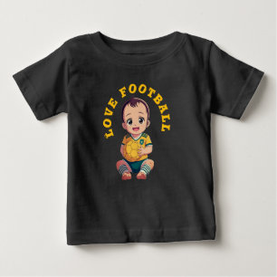 Love football T-shirt Baby Bodysuit