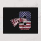 Love for 3 Grungy Version Feestdagenkaart (Voorkant)