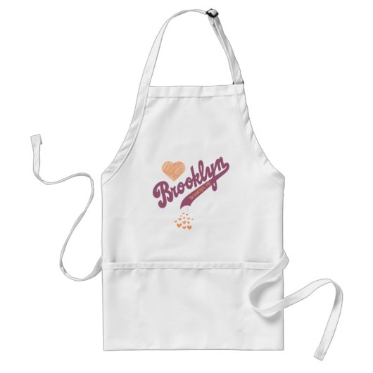 Love for Brooklyn Apron Standaard Schort (Voorkant)