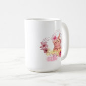 Love for Cats Mug – Cute Floral Kitten Coffee Cup  Koffiemok (Voorkant rechts)