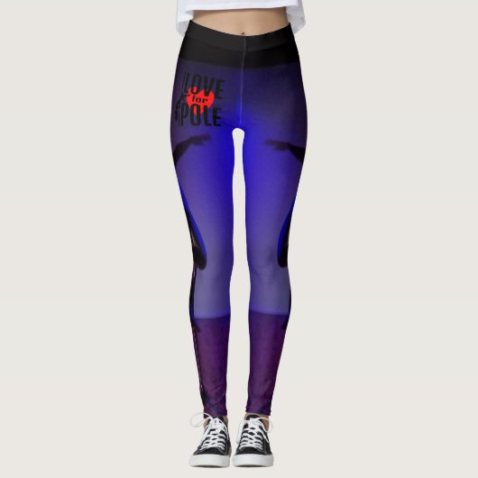 Love For Pole calça legging Line (Voorkant)
