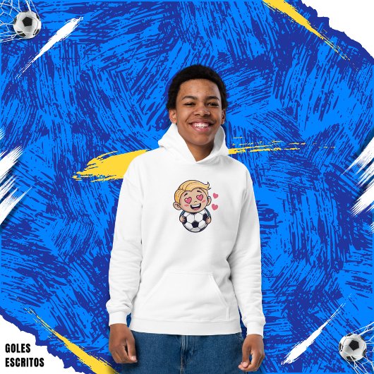 Love for soccer kawaii anime design