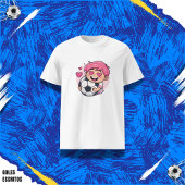 Love for soccer kawaii anime design t-shirt